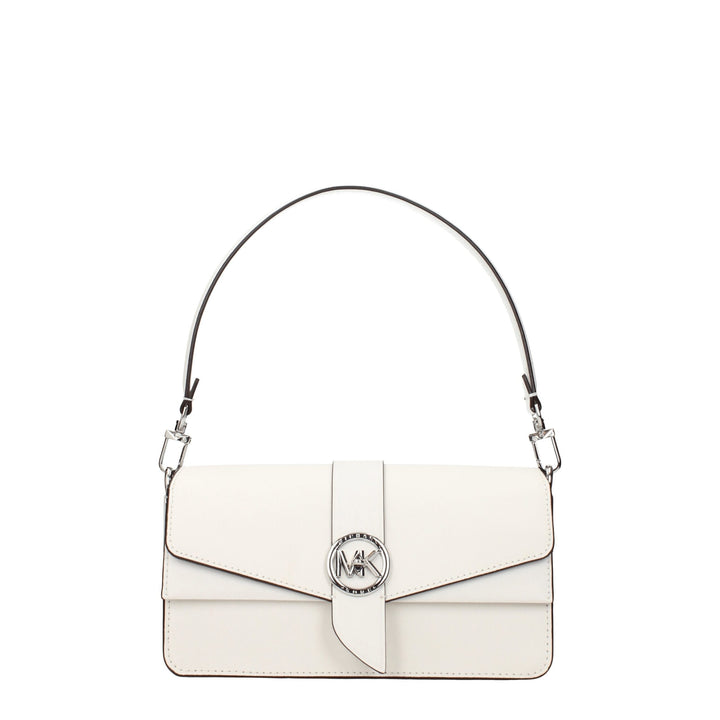 Michael Kors White Leather Handbag