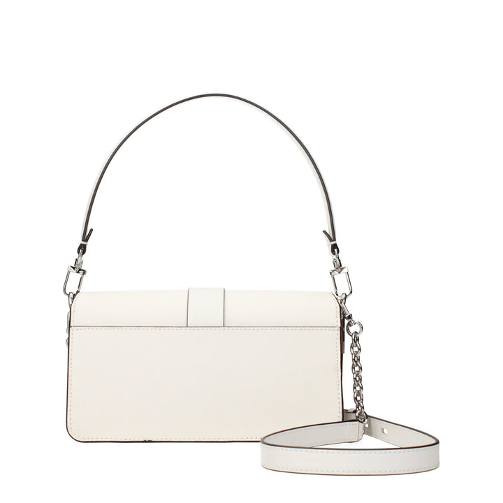 Michael Kors White Leather Handbag