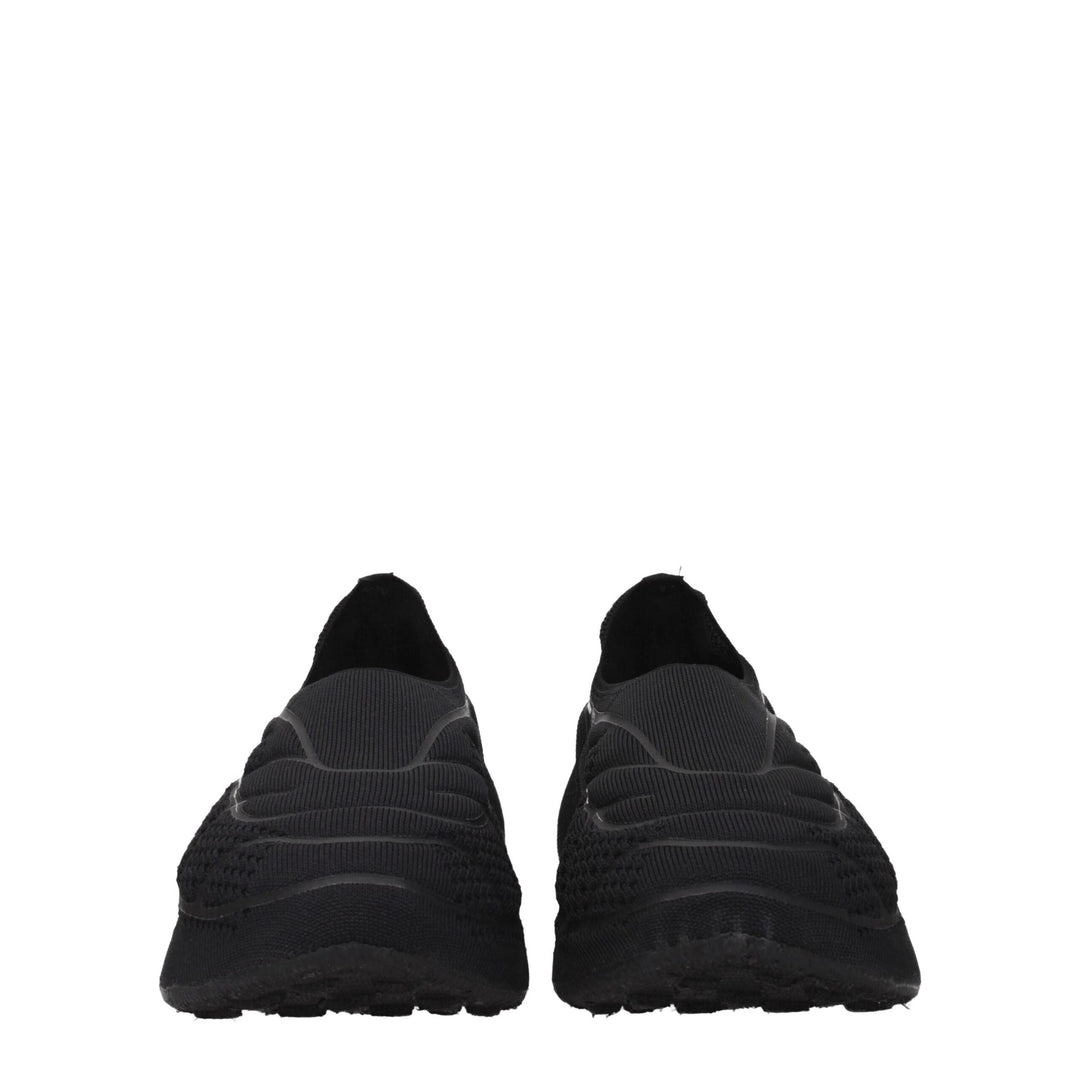 Givenchy Black Fabric Slip-On Loafers