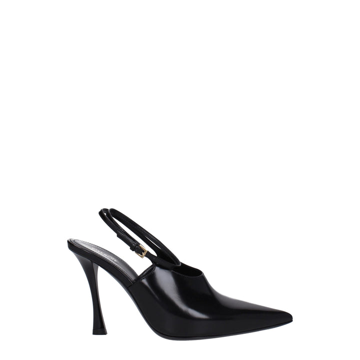 Givenchy Black Leather High Heel Pumps