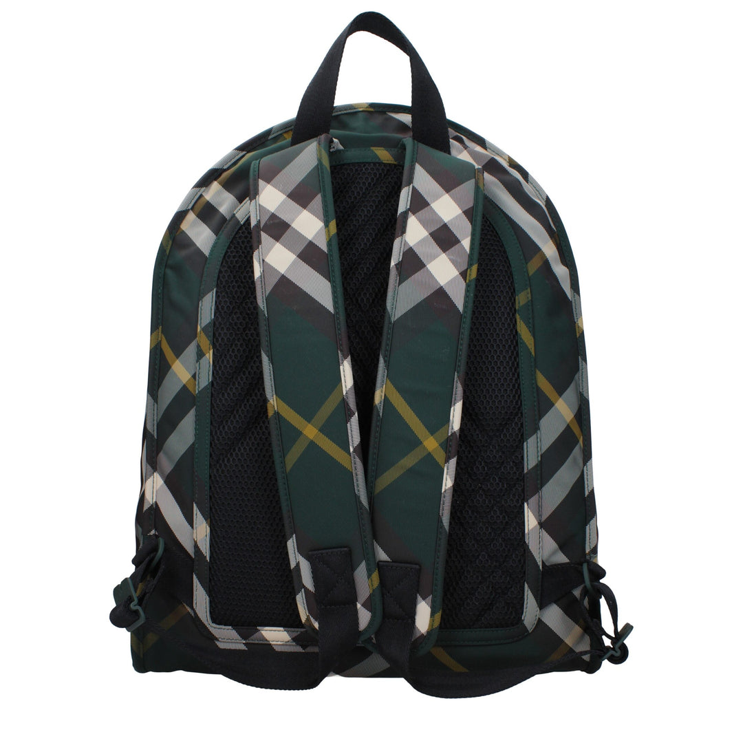 Burberry Green Fabric Backpack
