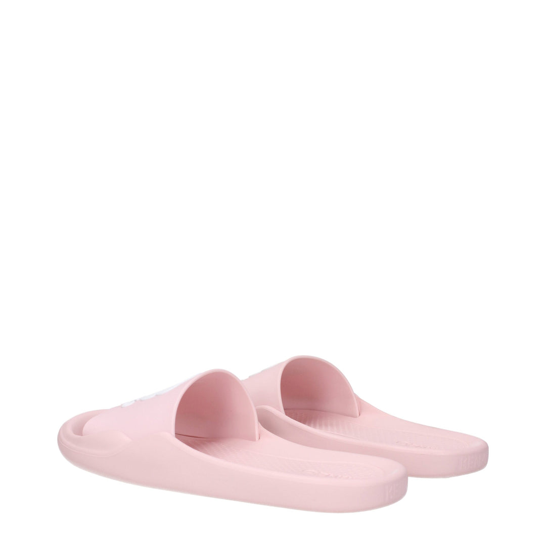 Kenzo Pink Cotton Slippers