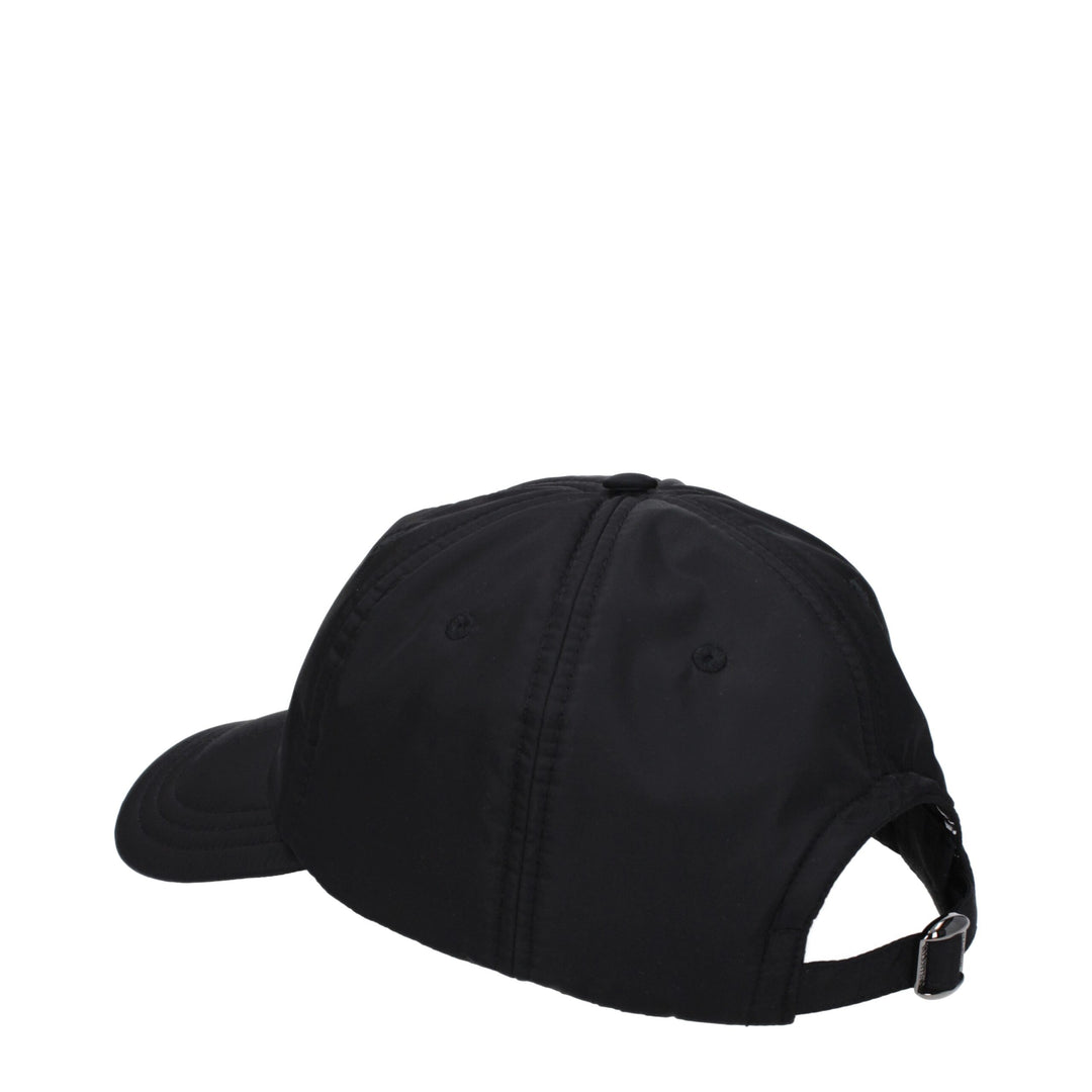 Valentino Garavani Black Polyamide Cap (Baseball Hat)