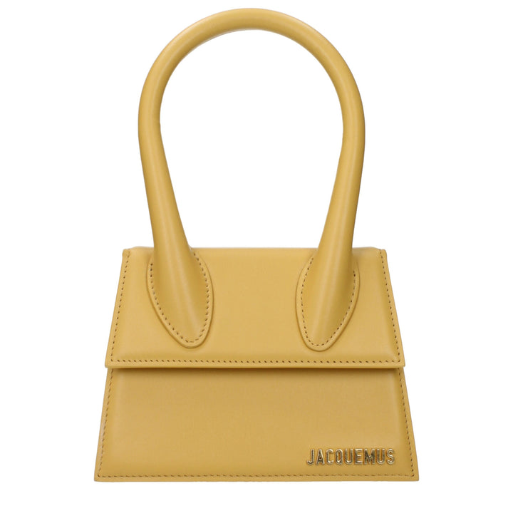 Jacquemus Yellow Leather Handbag