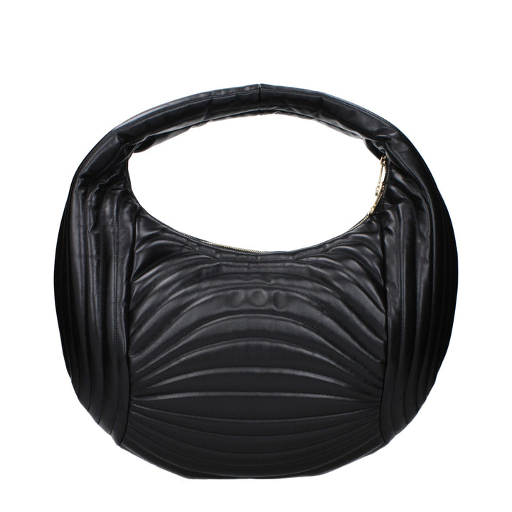 Salvatore Ferragamo Black Leather Handbag