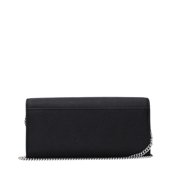Tory Burch Black Leather Clutch Bag