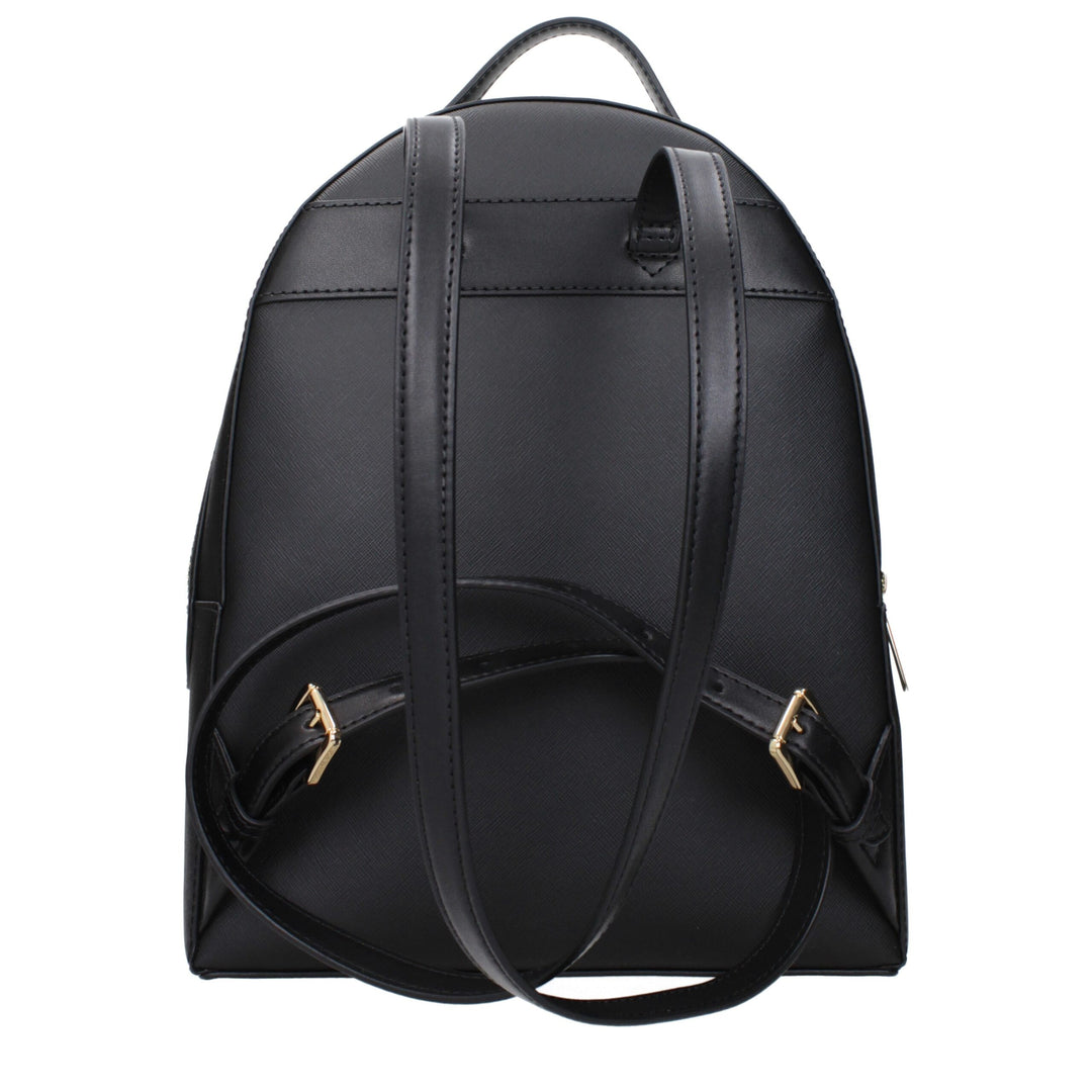 Michael Kors Black Leather Backpack