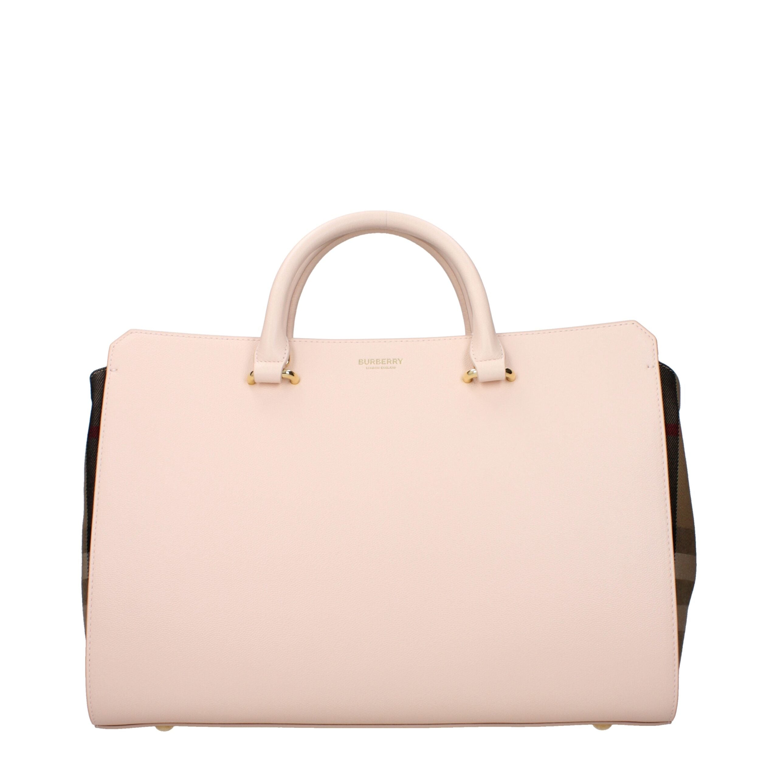 Burberry Pink Leather Handbag – Visamoda