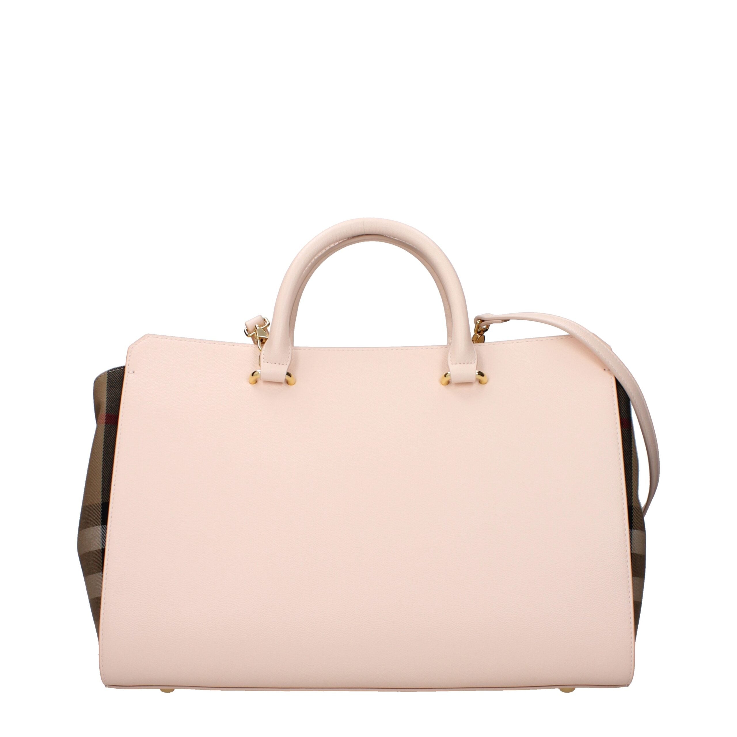 Burberry Pink Leather Handbag – Visamoda