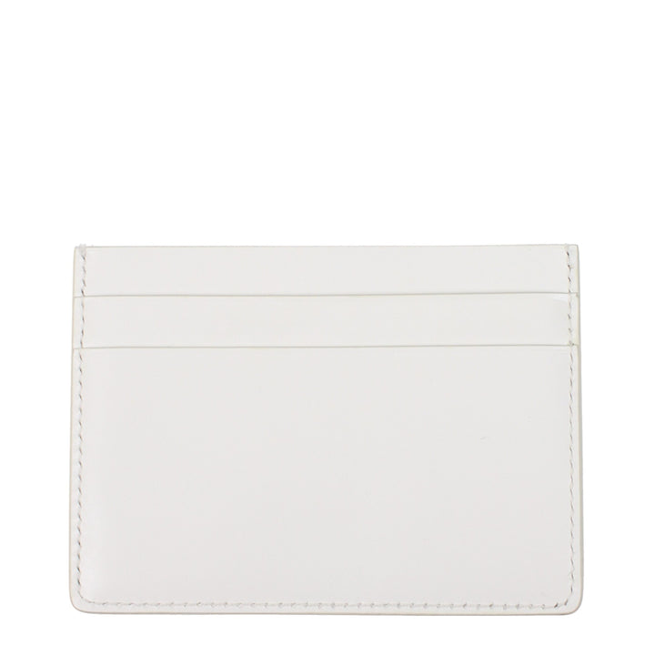 Jil Sander White Leather Cardholder