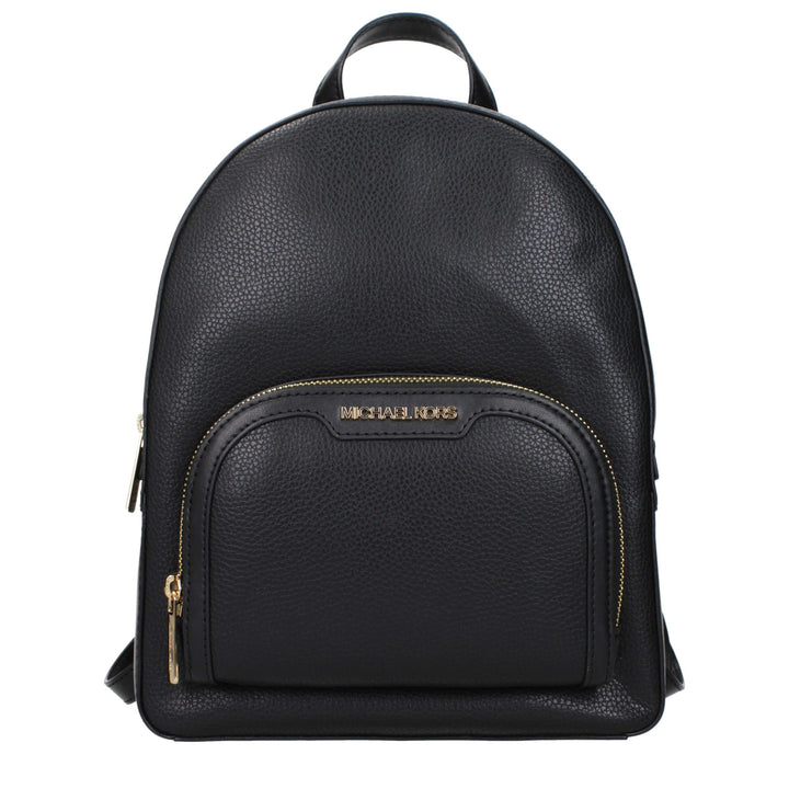 Michael Kors Black Leather Backpack