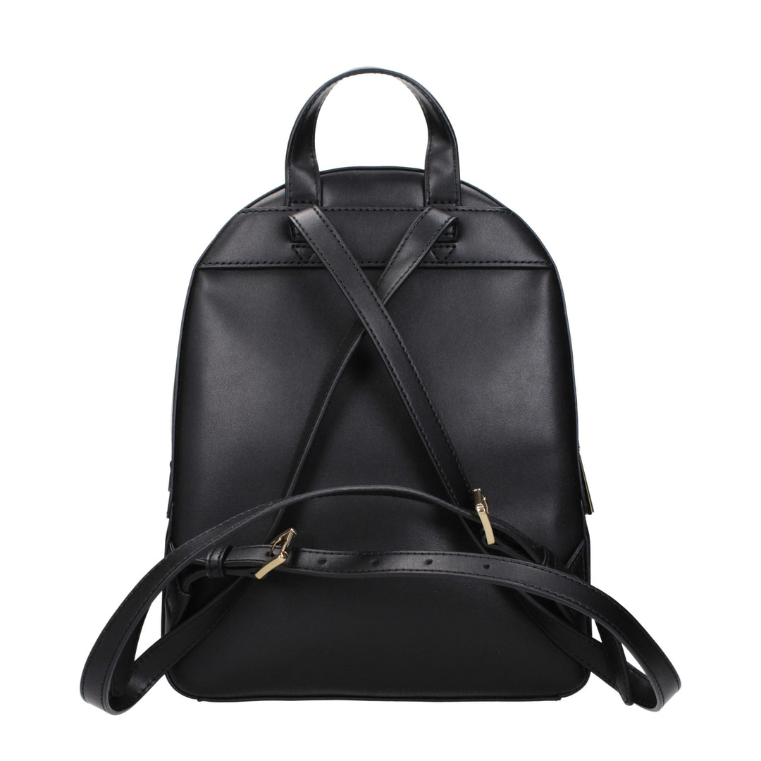 Michael Kors Black Leather Backpack