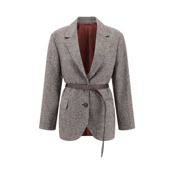 Brunello Cucinelli Brown Wool Blazer