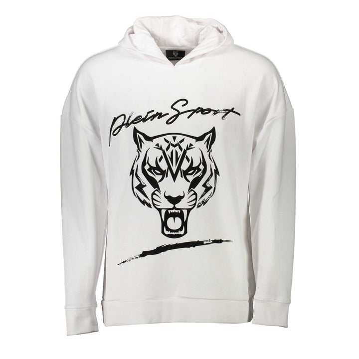 Plein Sport Bianco Cotton Men's Sweatshirt