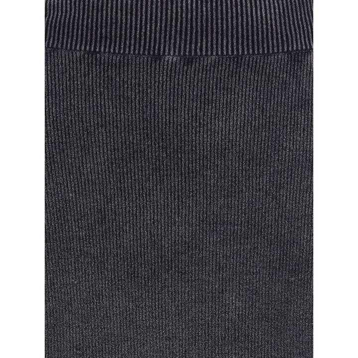 Alexander Wang Gray Cotton Mini Skirt