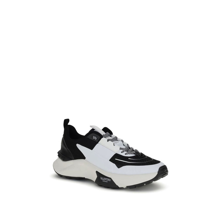 Valentino Garavani Multicolor Calf Leather Bos Taurus Athletic Sneakers
