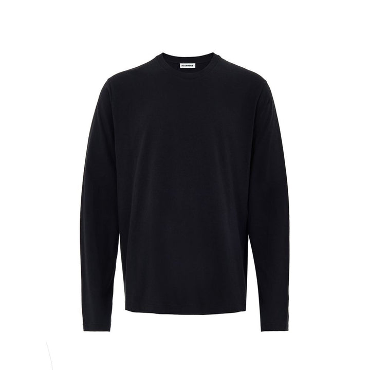 Jil Sander Black Cotton T-Shirt