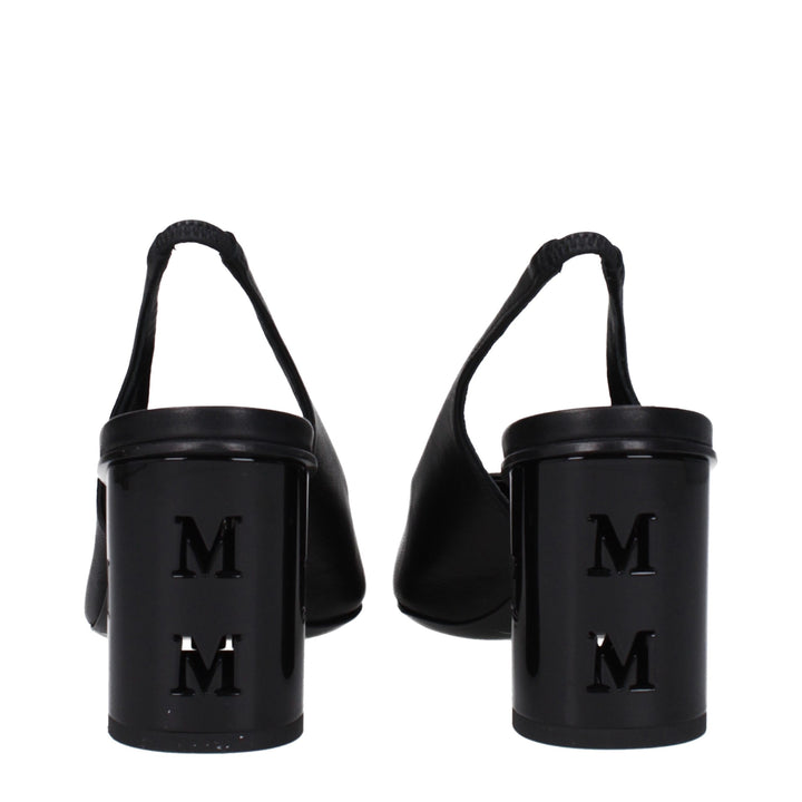 Max Mara Black Leather Pumps