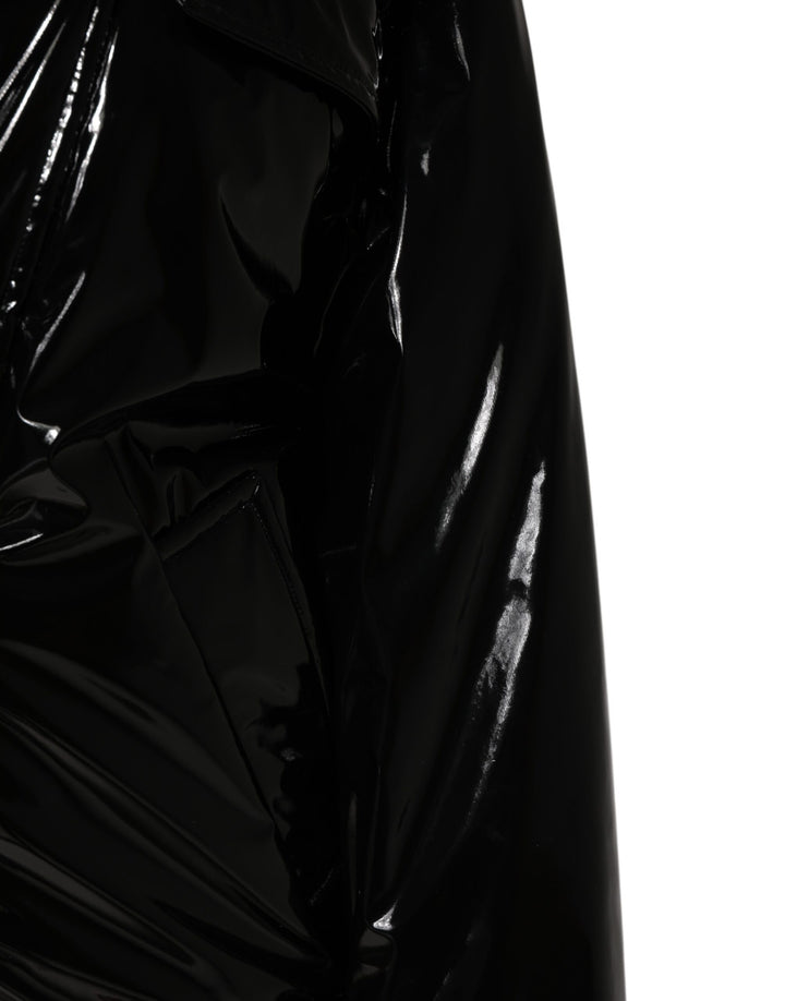 Dolce & Gabbana Polyester Black Quilted Puffer Coat  Jacket