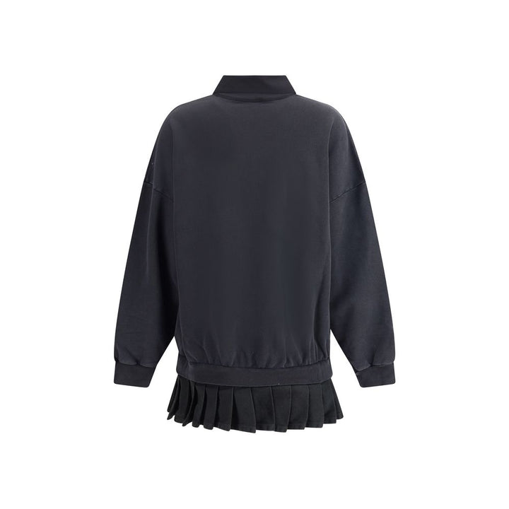 Balenciaga Black Cotton Casual Dress