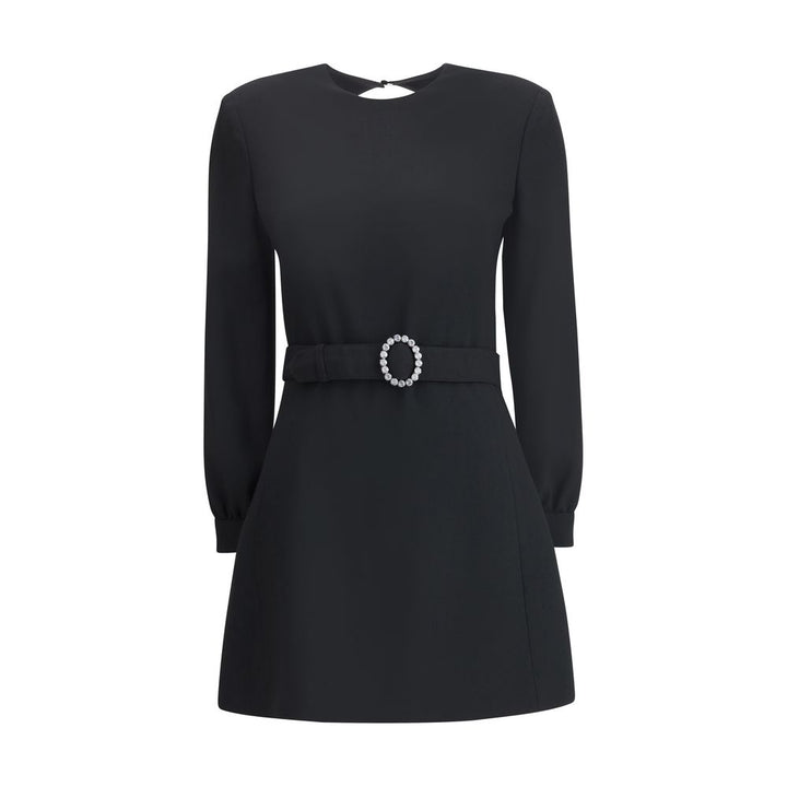 Saint Laurent Black Viscose Cocktail Dress