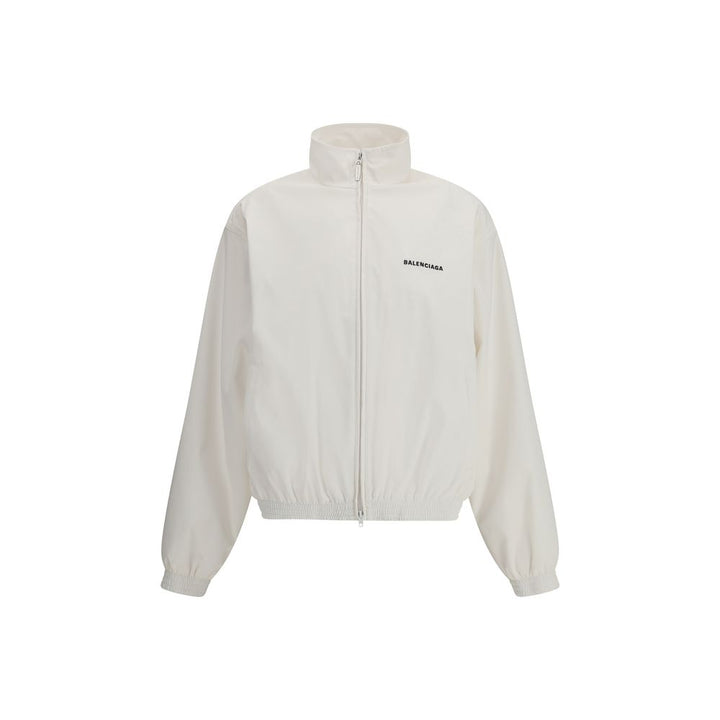 Balenciaga White Polyester Shell Jacket