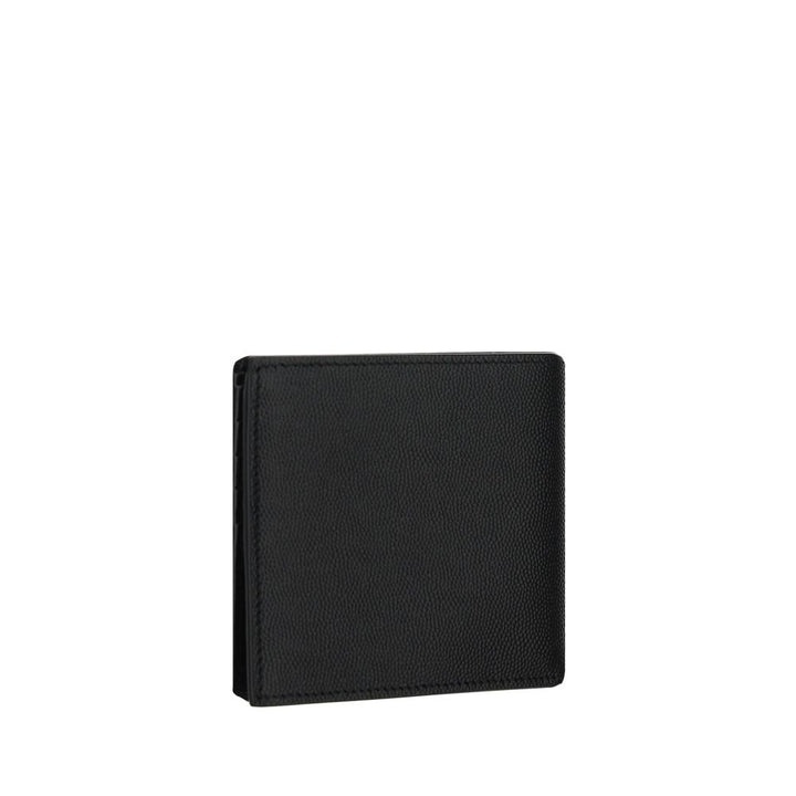 Saint Laurent Black Calf Leather Bos Taurus Wallet