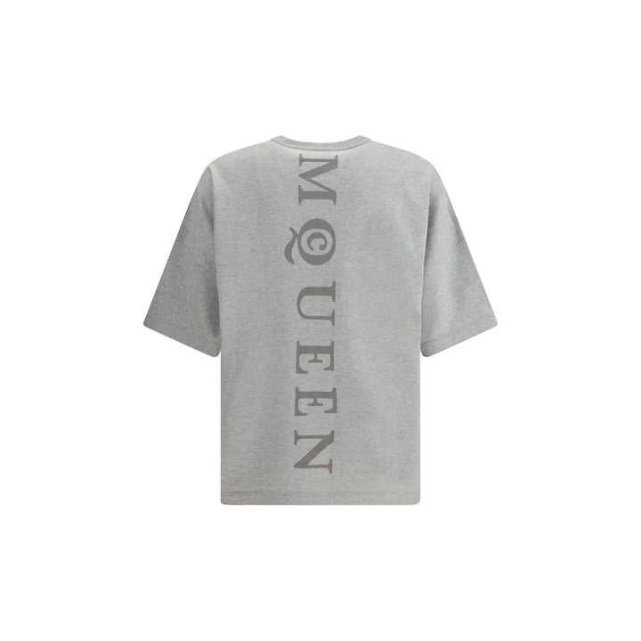 Alexander McQueen Gray Cotton T-Shirt