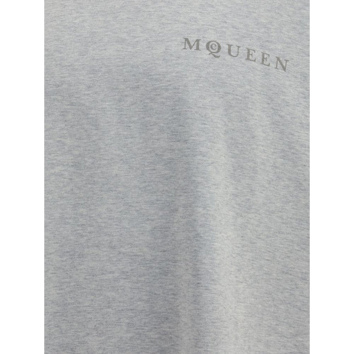 Alexander McQueen Gray Cotton T-Shirt
