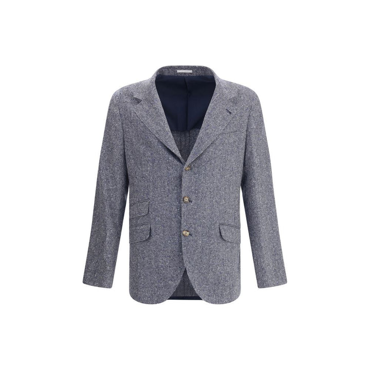 Brunello Cucinelli Blue Wool Blazer