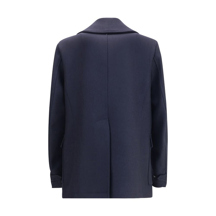 Dsquared² Blue Wool Coat