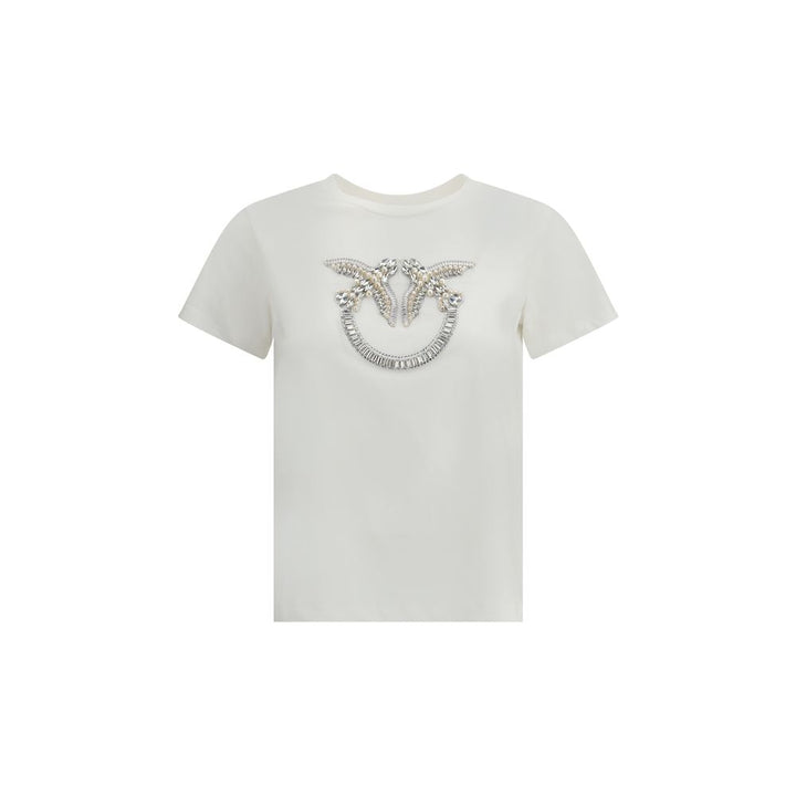 PINKO White Cotton T-Shirt