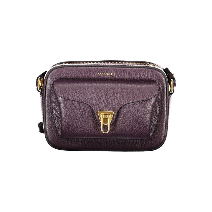 Coccinelle Purple Leather Women Handbag