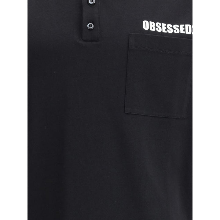 Dsquared² Black Cotton Polo Shirt