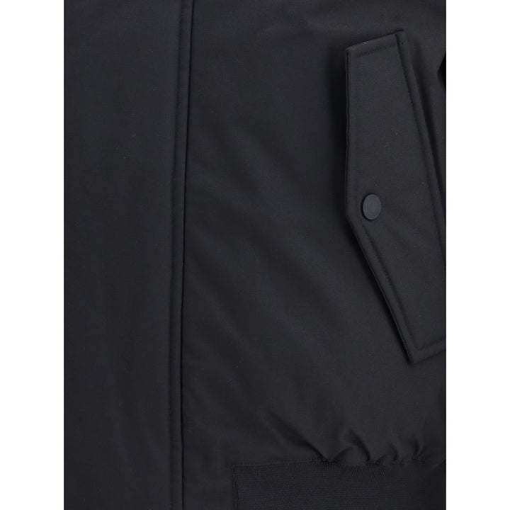 Dsquared² Black Polyester Bomber