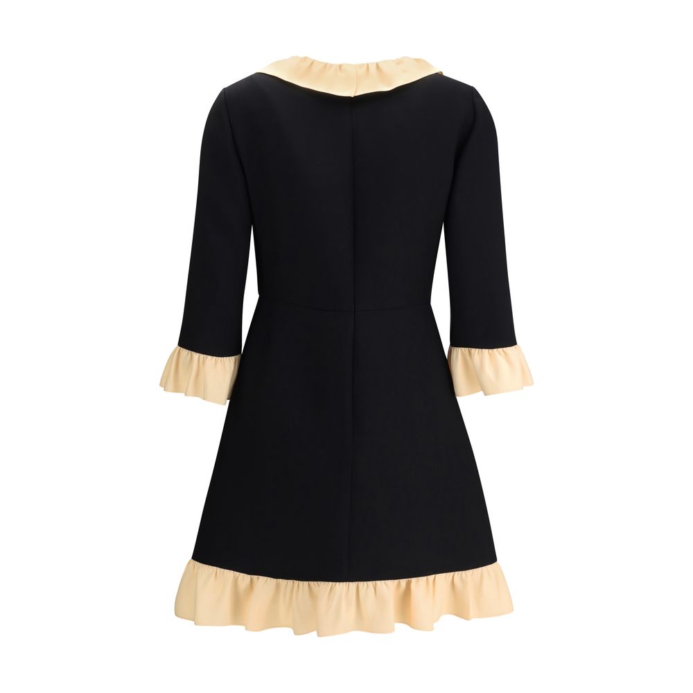 Valentino Wool and silk short Dress – Visamoda