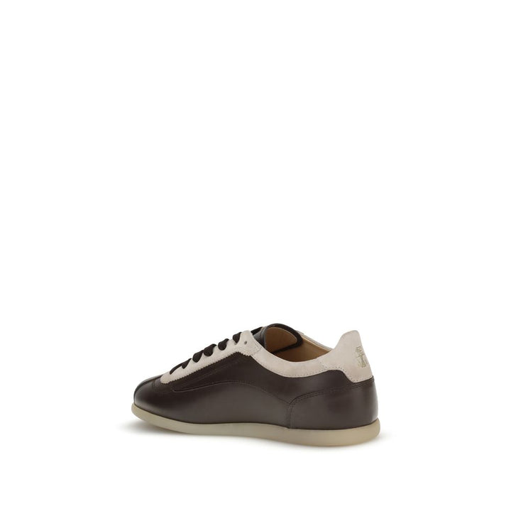 Brunello Cucinelli Multicolor Leather Low Top Sneakers