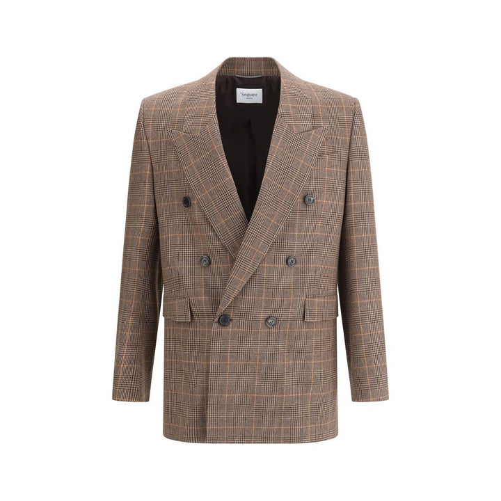 Saint Laurent Beige Wool Blazer