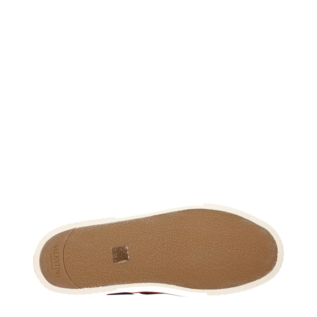 Valentino Garavani Blue Fabric Low Top Sneakers
