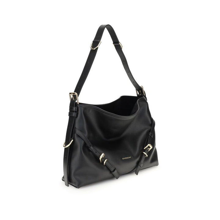 Givenchy Black Calf Leather Bos Taurus Shoulder Bag