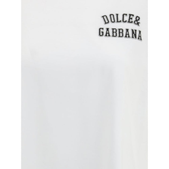 Dolce & Gabbana White Cotton T-Shirt