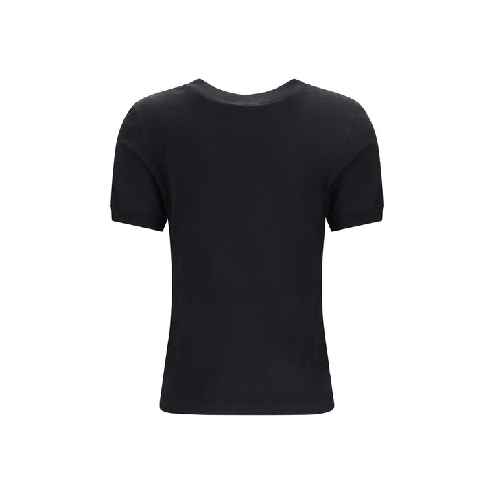 Dolce & Gabbana Black Cotton T-Shirt