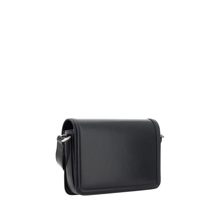 Saint Laurent Black Calf Leather Bos Taurus Shoulder Bag