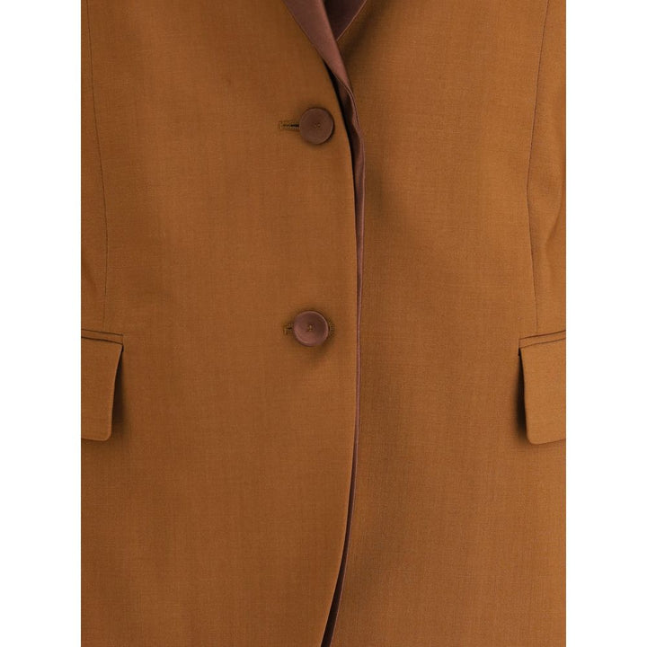 Fendi Brown Wool Blazer