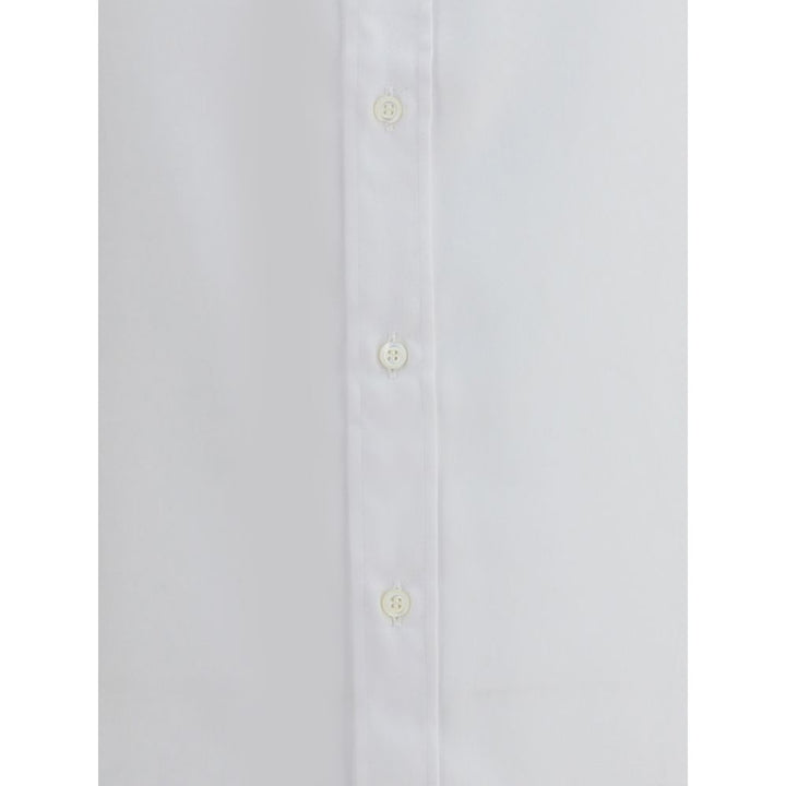 Brunello Cucinelli White Cotton Dress Shirt
