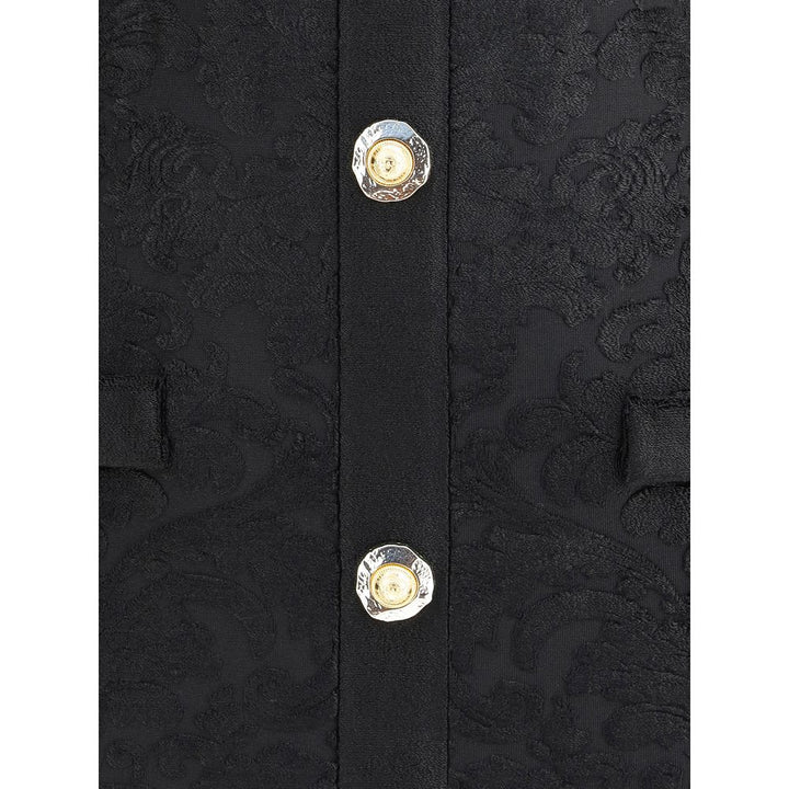 Balmain Black Viscose Cocktail Dress