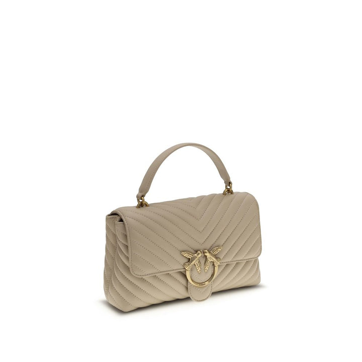 PINKO Beige Calf Leather Bos Taurus Wallet