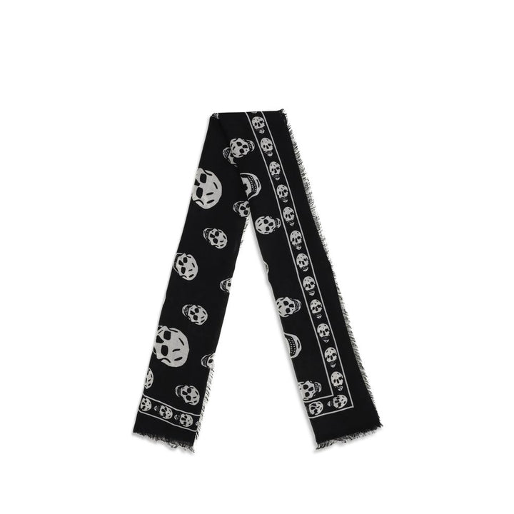 Alexander McQueen Black Modal Scarf