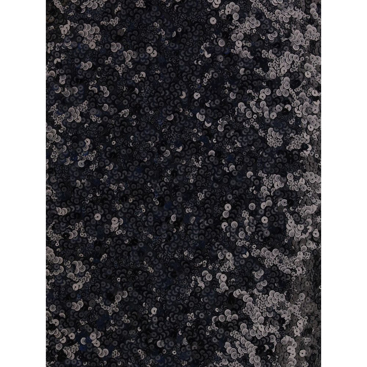 PINKO Black Polyester Midi Skirt