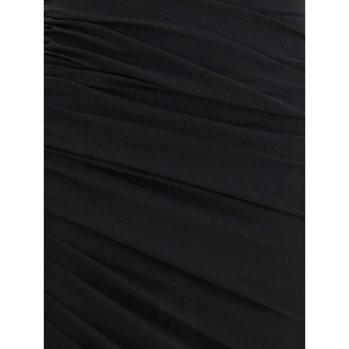 Jacquemus Black Acetate Casual Dress